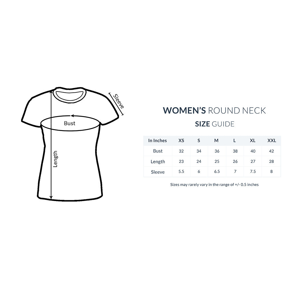 Women's Melange Grey Graphic Printed T-shirt