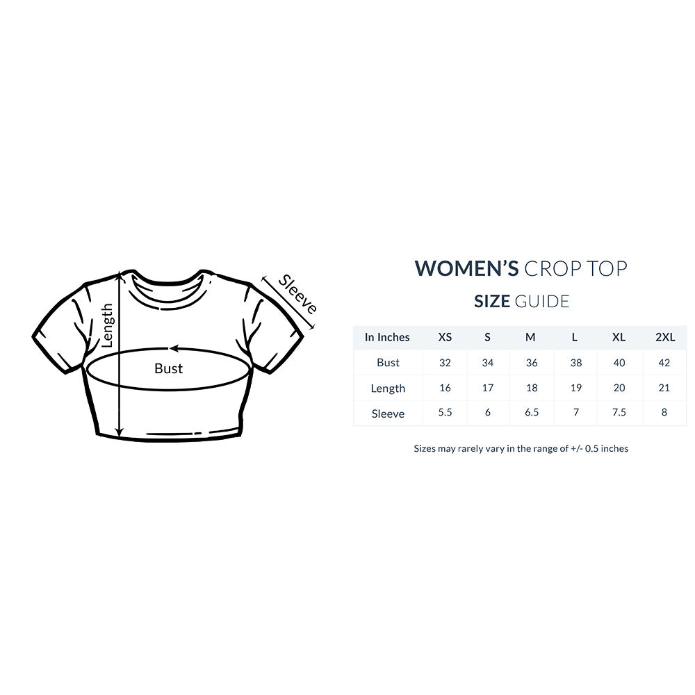 women's Graphics Printed Crop Top