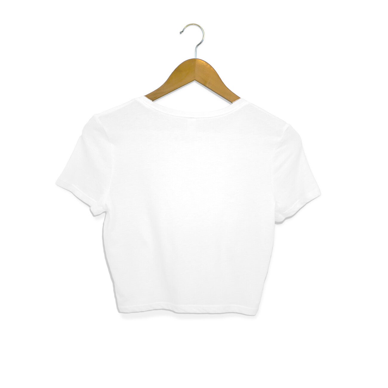 women's White Graphics Printed Crop Top