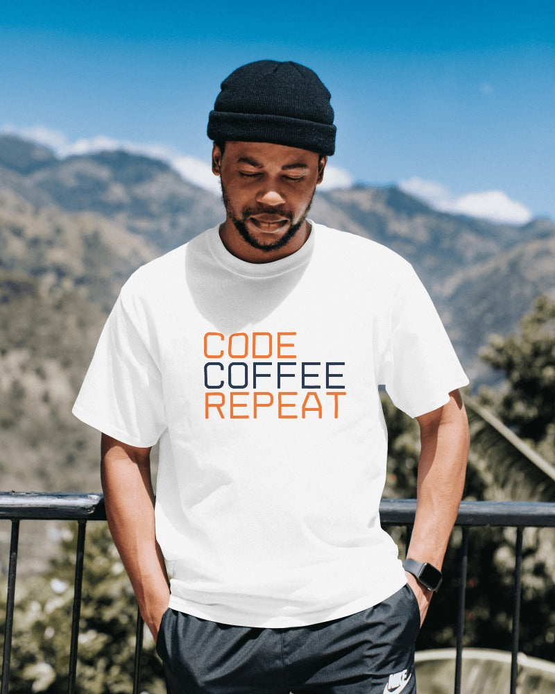 Code Coffee Repeat | Coder Tee - Unisex t-shirt