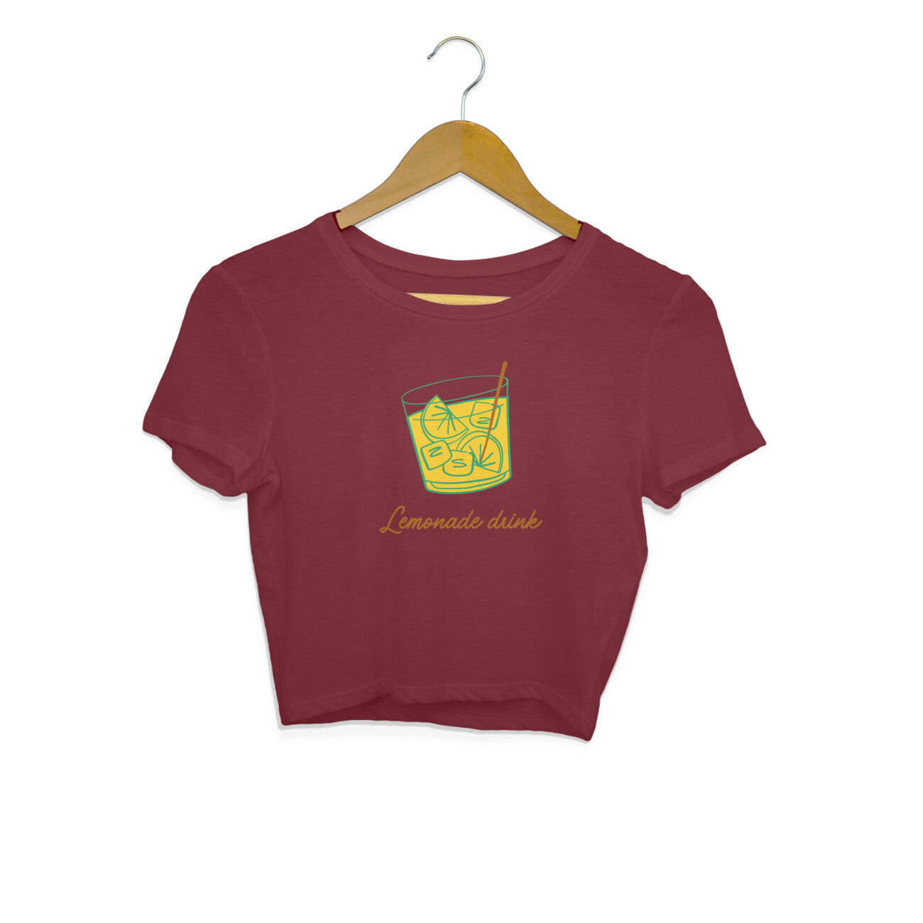 women's White Graphics Printed Crop Top
