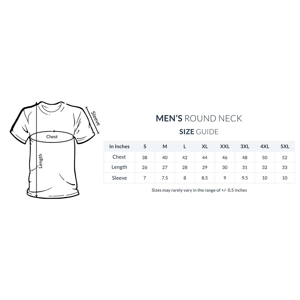 Men's  Yellow  Graphic Printed T-shirt
