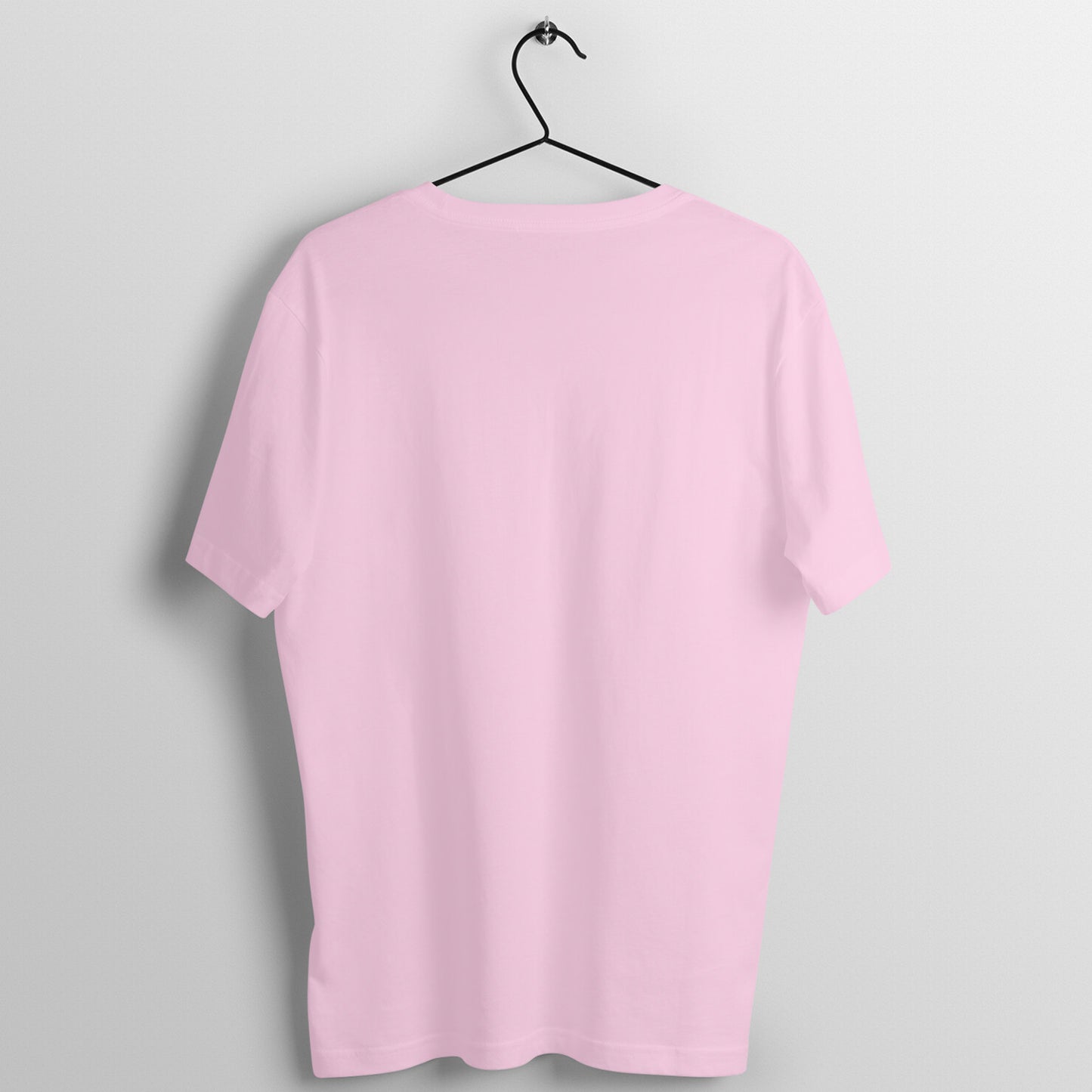 Unisex Light Pink Graphic Printed T-shirt
