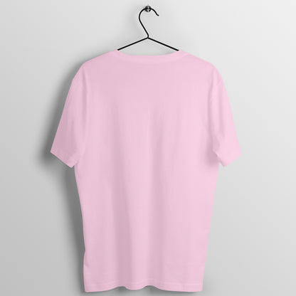 Unisex Light Pink Graphic Printed T-shirt