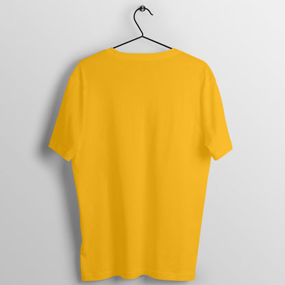 Unisex Yellow Graphic Printed T-shirt