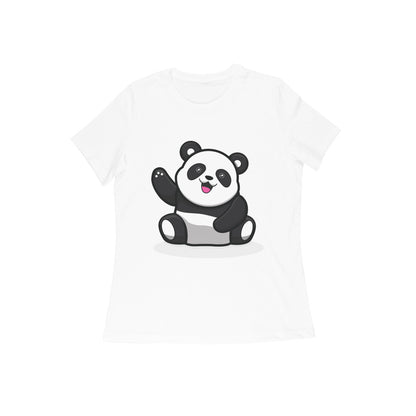 Women's White Graphic Printed T-shirt,