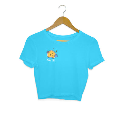 women's  Graphics Printed Crop Top