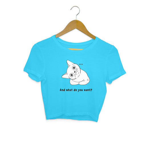 women's  Graphics Printed Crop Top