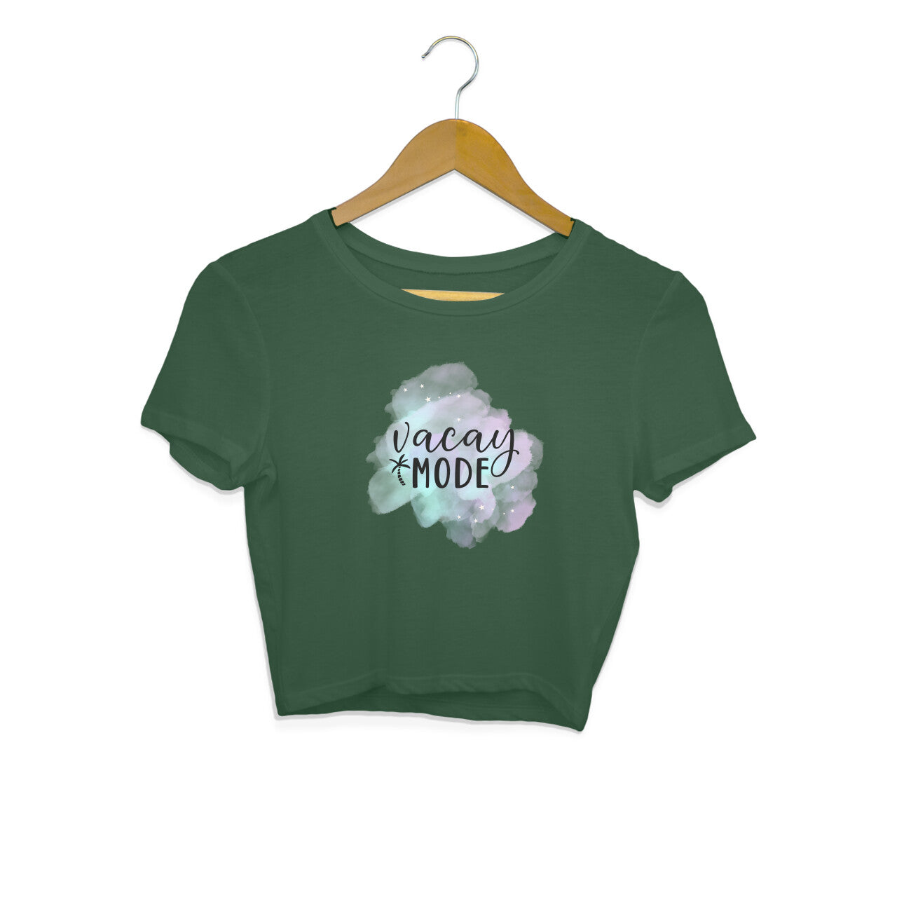 women's  Graphics Printed Crop Top