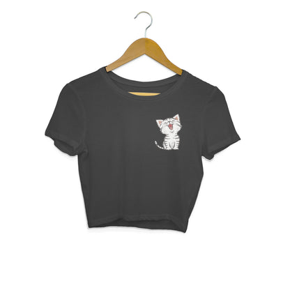 women's  Graphics Printed Crop Top