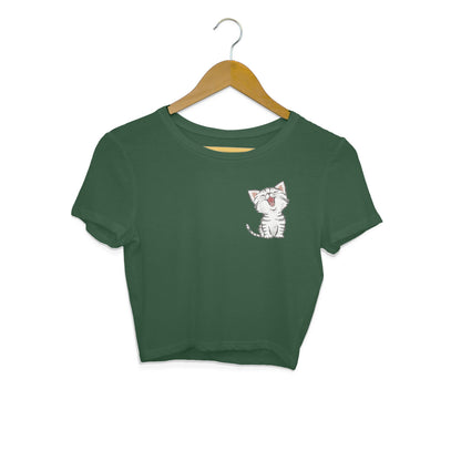 women's  Graphics Printed Crop Top